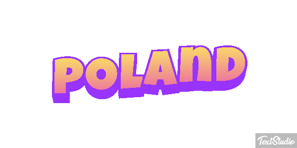 Poland テキスト効果