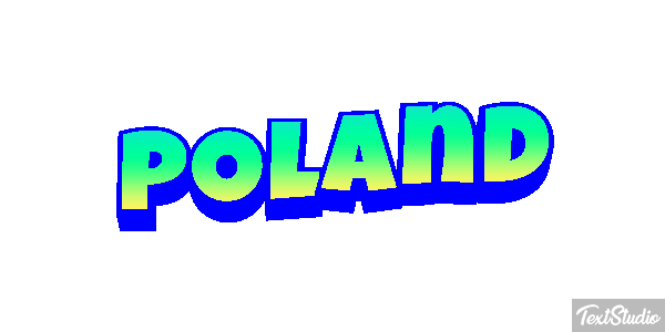 Poland テキスト効果