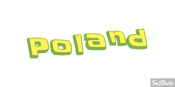 Poland テキスト効果