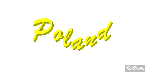 Poland テキスト効果