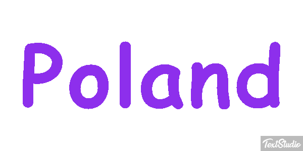 Poland テキスト効果
