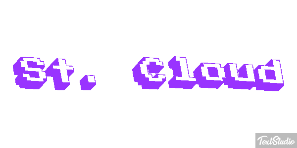 St. Cloud Tekst effect
