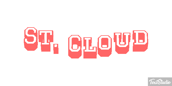 St. Cloud Tekst effect
