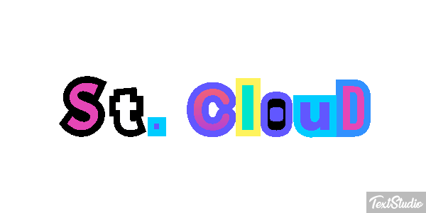 St. Cloud Tekst effect