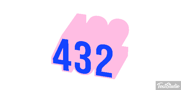 432 Effet de texte