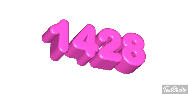 1428 Text effect