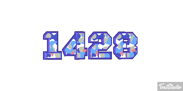 1428 Text effect