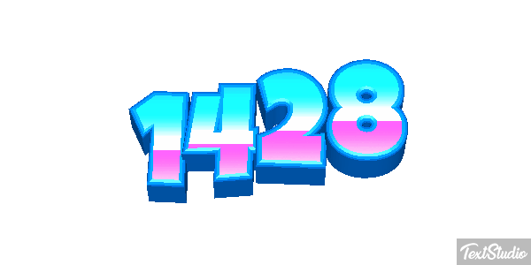 1428 Text effect