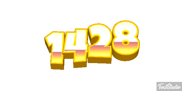 1428 Text effect