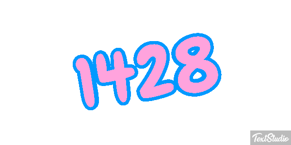 1428 Text effect