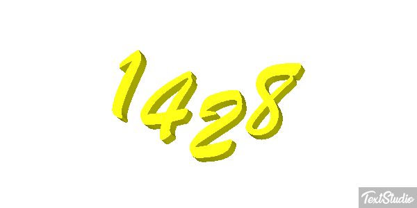 1428 Text effect