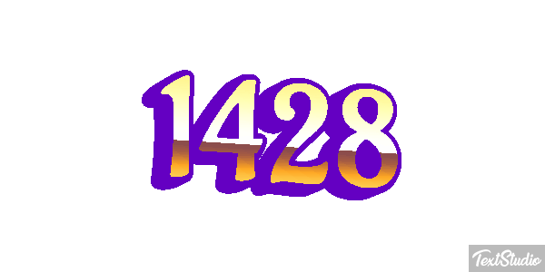 1428 Text effect