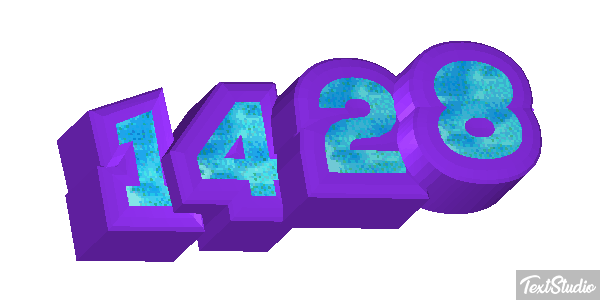 1428 Text effect