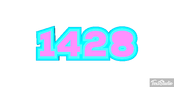 1428 Text effect