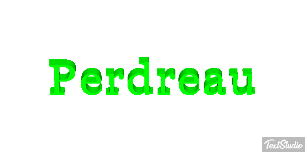 Perdreau Effetto testo