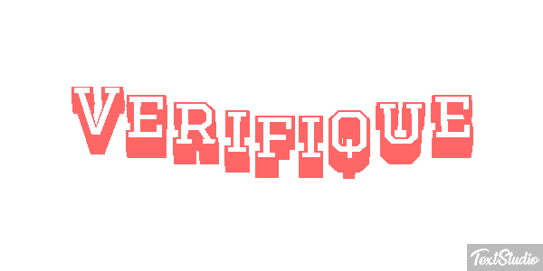 Verifique Text effect