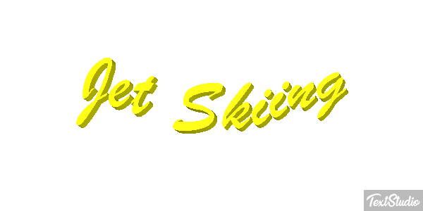 Jet Skiing Efeito do texto