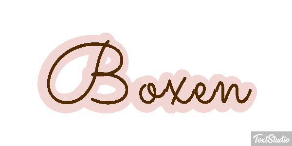 Boxen Texteffekt
