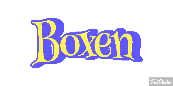 Boxen Texteffekt