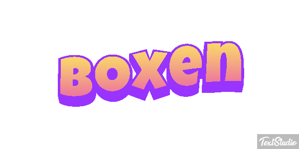 Boxen Texteffekt