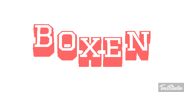Boxen Texteffekt