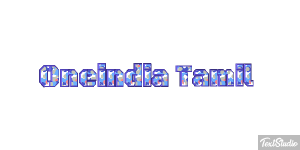 Oneindia Tamil Efeito do texto