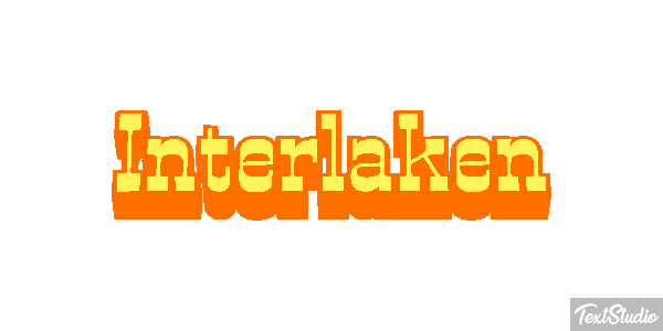 Interlaken Texteffekt