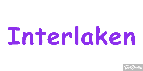 Interlaken Texteffekt