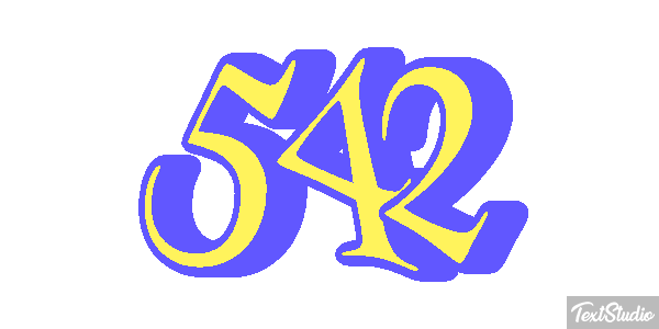 542 Efecto de texto