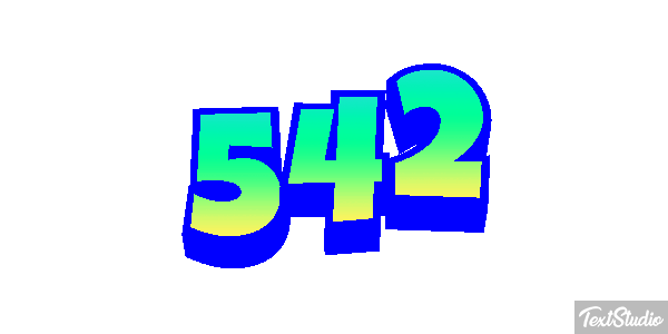 542 Efecto de texto