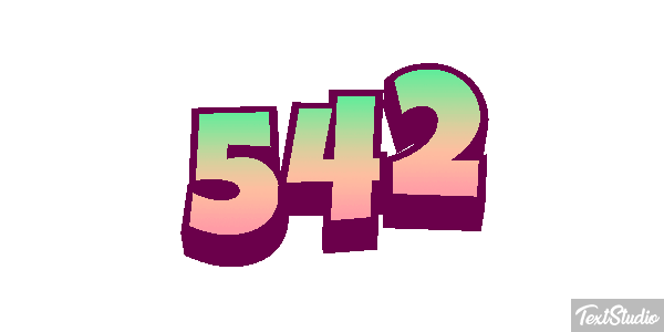 542 Efecto de texto