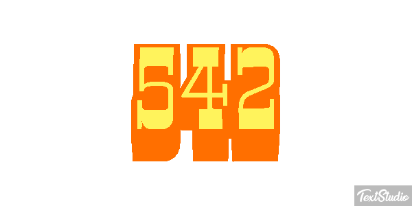 542 Efecto de texto