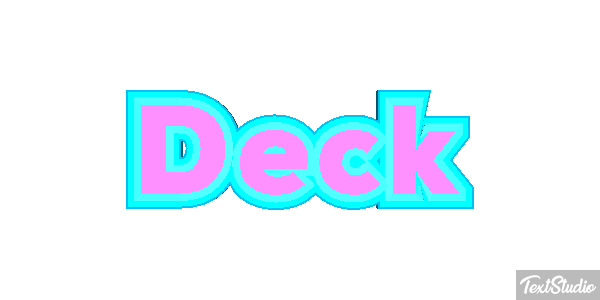 Deck Effet de texte