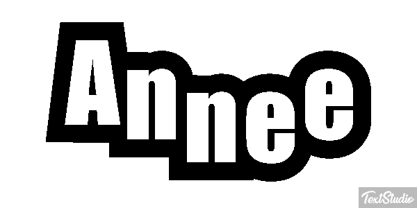 Année Текстовый эффект