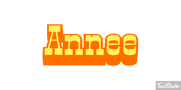 Année Текстовый эффект