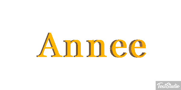 Année Текстовый эффект