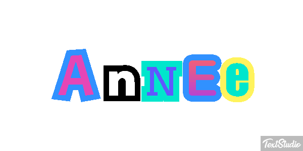Année Текстовый эффект