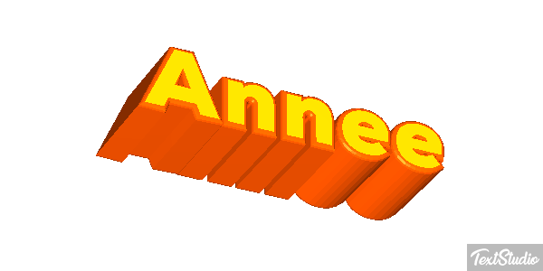 Année Текстовый эффект
