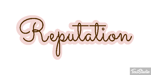 Reputation Text effect