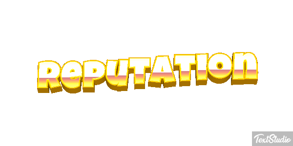 Reputation Text effect