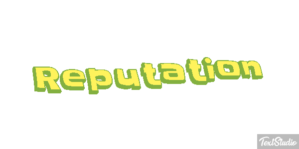 Reputation Text effect