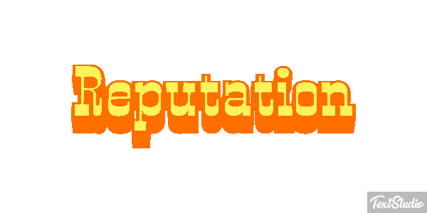 Reputation Text effect