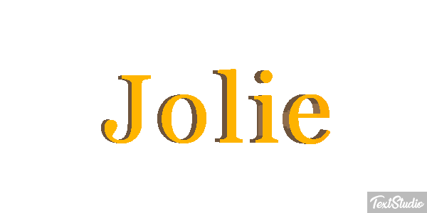 Jolie Efekt tekstowy