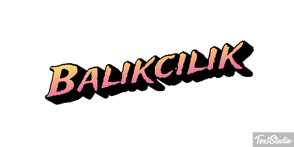 Balıkçılık Metin efekti