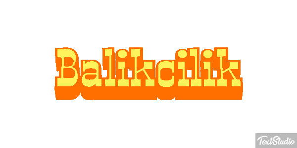 Balıkçılık Metin efekti