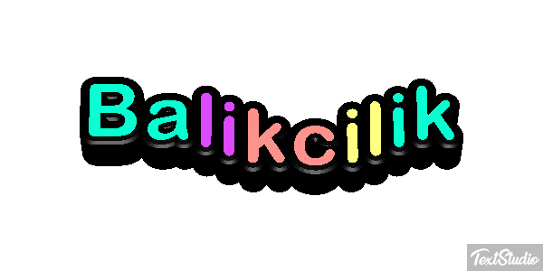Balıkçılık Metin efekti