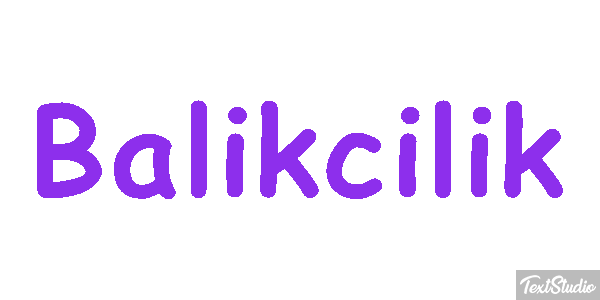 Balıkçılık Metin efekti