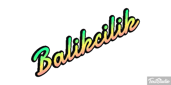 Balıkçılık Metin efekti