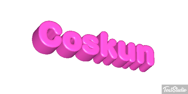 Coskun Tekst effect