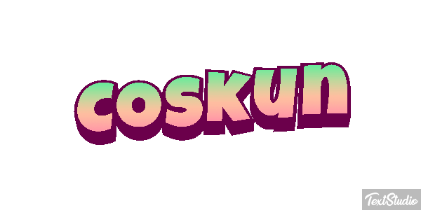 Coskun Tekst effect